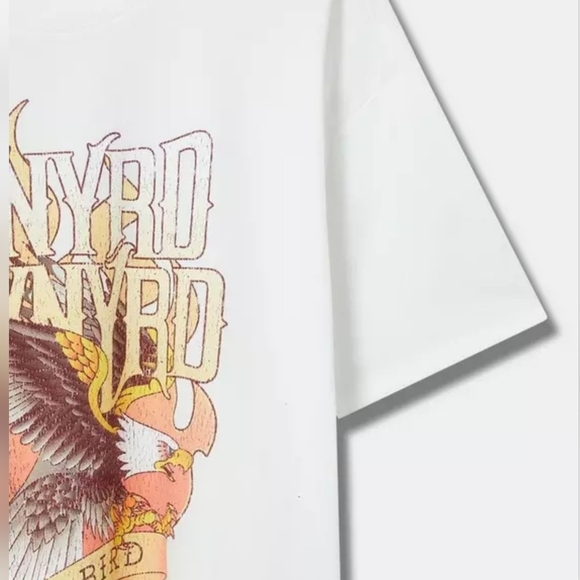 TORRID Women's Lynyrd Skynyrd Oversized Fit Tee, White, Size 2X (18-20) - Picture 4 of 8